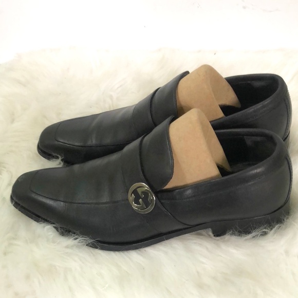 Gucci Loafers Black Solid Loafer Size 8 - Picture 2 of 8